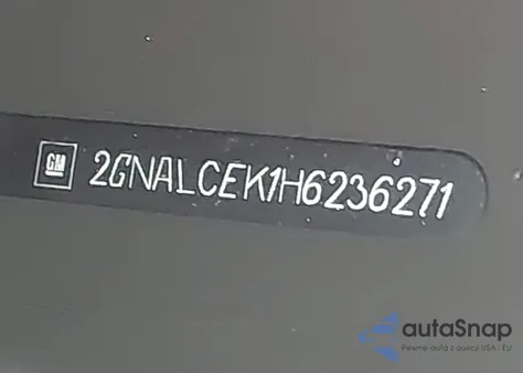 2017 Chevrolet Equinox Lt из США, поврежденный, VIN 2GNALCEK1H6236271